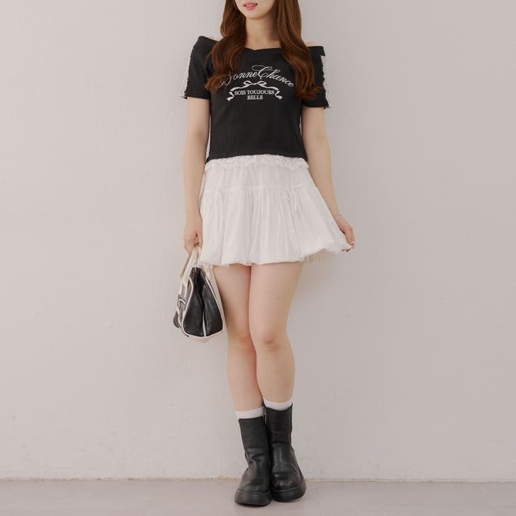 レース付テレコプルオーバー | NICE CLAUP / OLIVE des OLIVE　OUTLET | 詳細画像19 