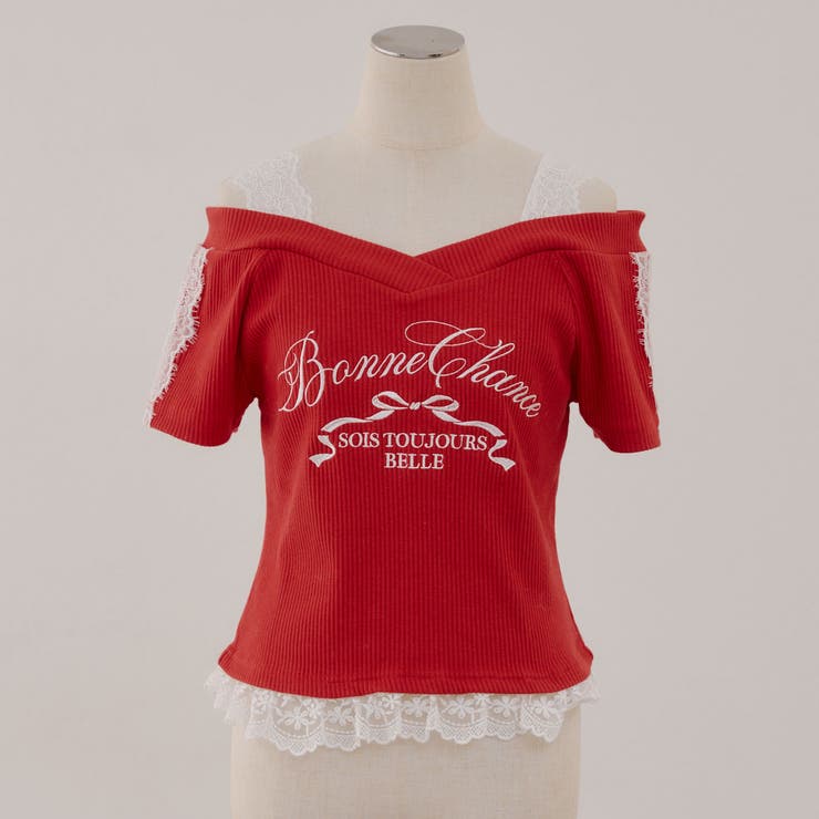 レース付テレコプルオーバー | NICE CLAUP / OLIVE des OLIVE　OUTLET | 詳細画像23 