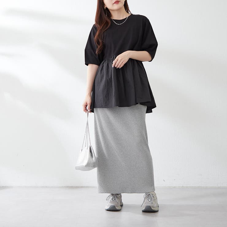 大人ランタン袖ドッキングT | NICE CLAUP / OLIVE des OLIVE　OUTLET | 詳細画像11 