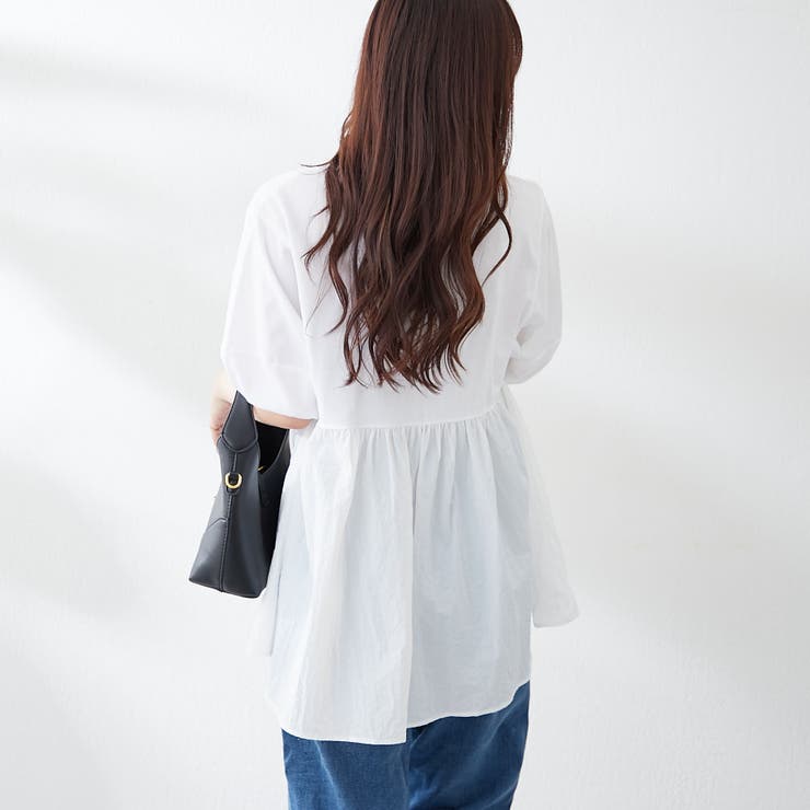 大人ランタン袖ドッキングT | NICE CLAUP / OLIVE des OLIVE　OUTLET | 詳細画像21 