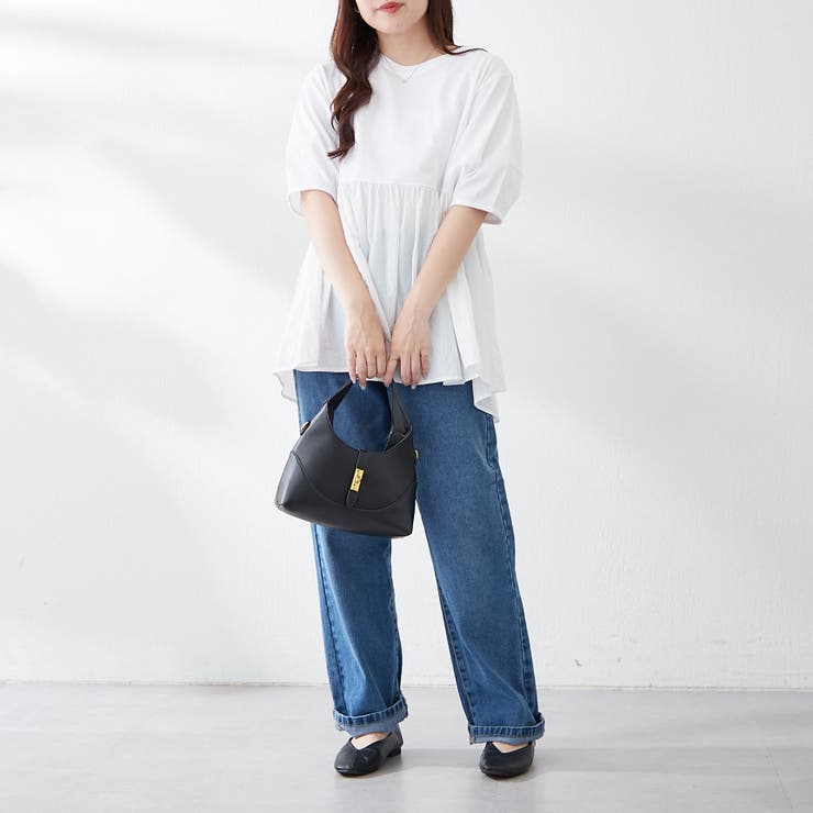 大人ランタン袖ドッキングT | NICE CLAUP / OLIVE des OLIVE　OUTLET | 詳細画像23 