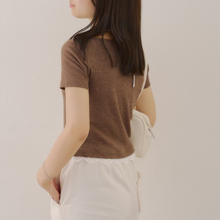 ホルターネックレースプルオーバー | NICE CLAUP / OLIVE des OLIVE　OUTLET | 詳細画像17 