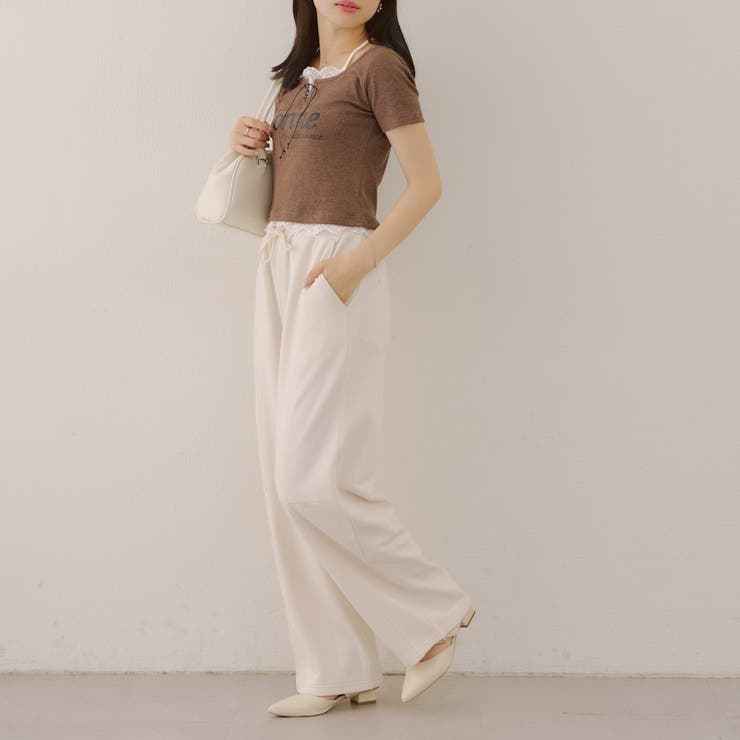 ホルターネックレースプルオーバー | NICE CLAUP / OLIVE des OLIVE　OUTLET | 詳細画像20 