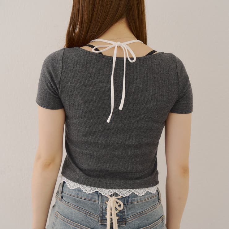 ホルターネックレースプルオーバー | NICE CLAUP / OLIVE des OLIVE　OUTLET | 詳細画像33 