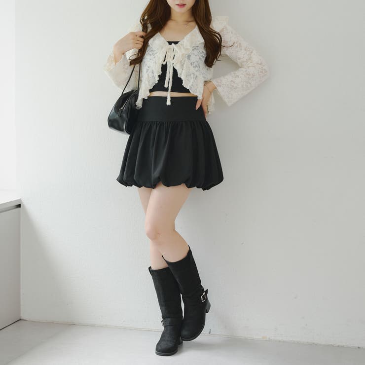 起毛カットジャガードラッフルカーディガン | NICE CLAUP / OLIVE des OLIVE　OUTLET | 詳細画像12 