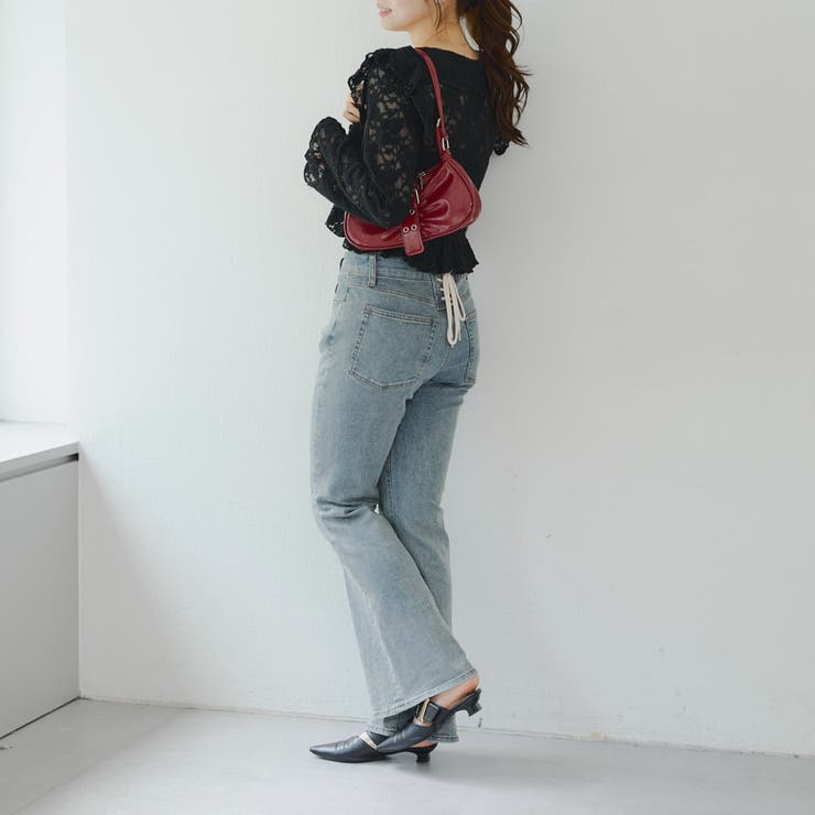 起毛カットジャガードラッフルカーディガン | NICE CLAUP / OLIVE des OLIVE　OUTLET | 詳細画像26 