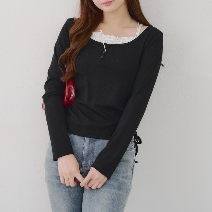 ドッキングドロストロンT | NICE CLAUP / OLIVE des OLIVE　OUTLET | 詳細画像3 