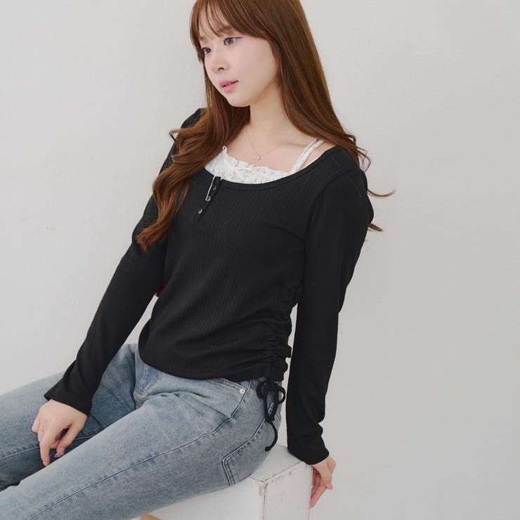 ドッキングドロストロンT | NICE CLAUP / OLIVE des OLIVE　OUTLET | 詳細画像6 