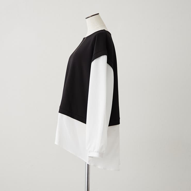 ネックレス刺繍ドッキングプルオーバー | NICE CLAUP / OLIVE des OLIVE　OUTLET | 詳細画像15 