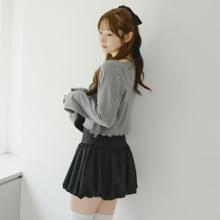 【2枚SET】レース付ワイドリブアンサンブル | NICE CLAUP / OLIVE des OLIVE　OUTLET | 詳細画像25 