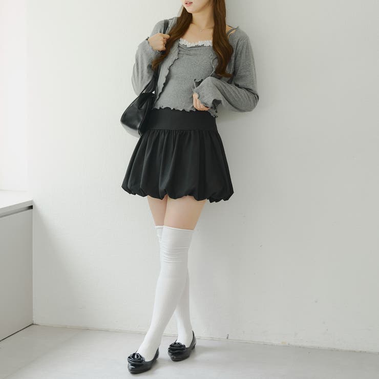【2枚SET】レース付ワイドリブアンサンブル | NICE CLAUP / OLIVE des OLIVE　OUTLET | 詳細画像28 