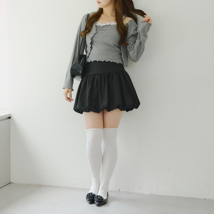 【2枚SET】レース付ワイドリブアンサンブル | NICE CLAUP / OLIVE des OLIVE　OUTLET | 詳細画像29 