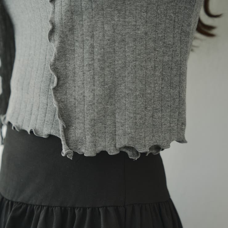【2枚SET】レース付ワイドリブアンサンブル | NICE CLAUP / OLIVE des OLIVE　OUTLET | 詳細画像36 