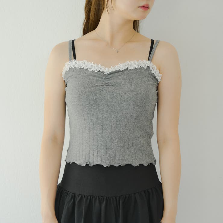 【2枚SET】レース付ワイドリブアンサンブル | NICE CLAUP / OLIVE des OLIVE　OUTLET | 詳細画像37 