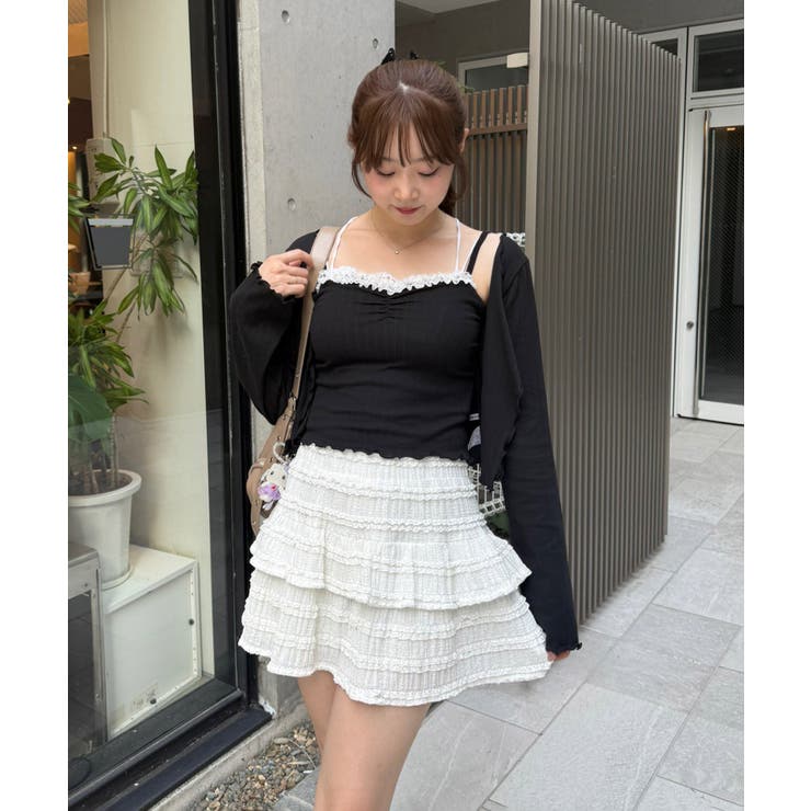 【2枚SET】レース付ワイドリブアンサンブル | NICE CLAUP / OLIVE des OLIVE　OUTLET | 詳細画像44 