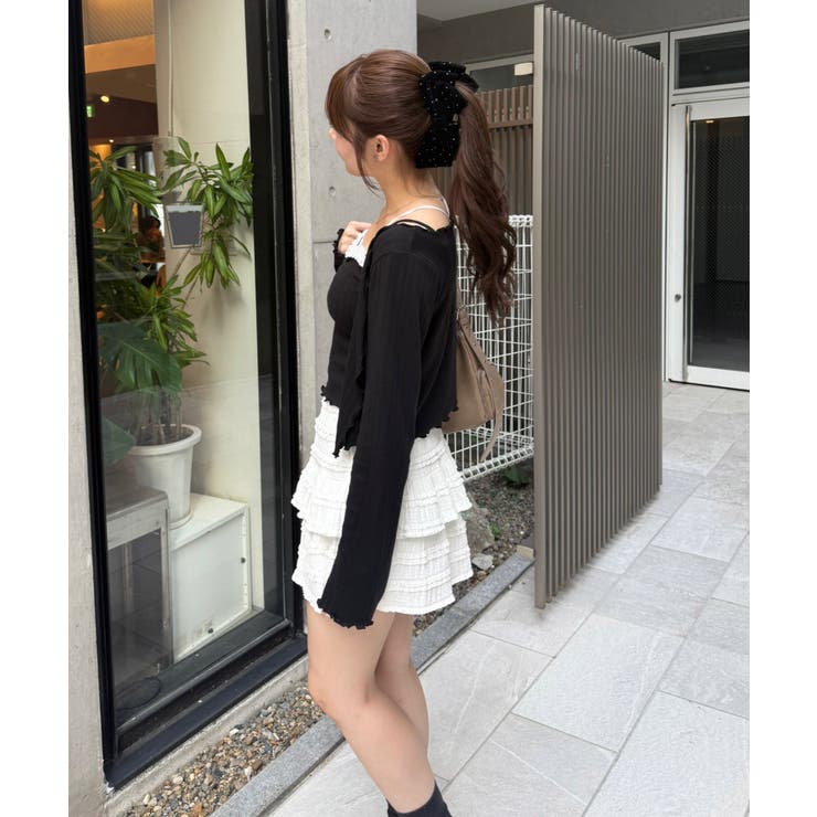 【2枚SET】レース付ワイドリブアンサンブル | NICE CLAUP / OLIVE des OLIVE　OUTLET | 詳細画像48 