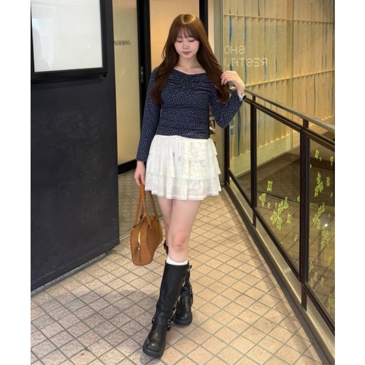 花柄レーストップス | RMAF　NICE CLAUP / OLIVE des OLIVE | 詳細画像5 