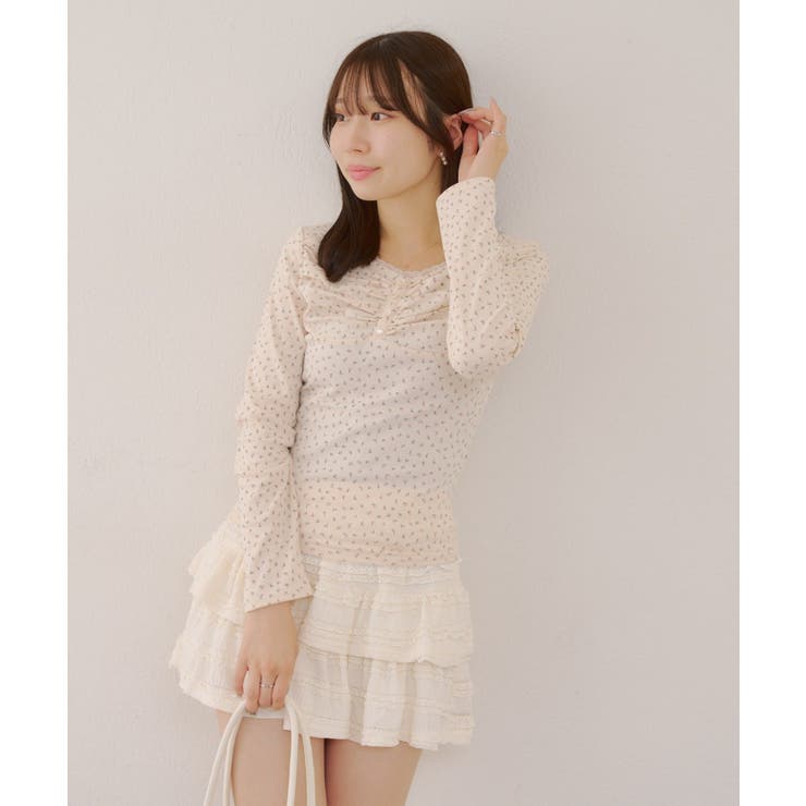 花柄レーストップス | RMAF　NICE CLAUP / OLIVE des OLIVE | 詳細画像55 