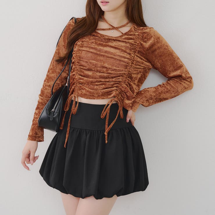 チョーカー付ドロストプルオーバー | NICE CLAUP / OLIVE des OLIVE　OUTLET | 詳細画像5 