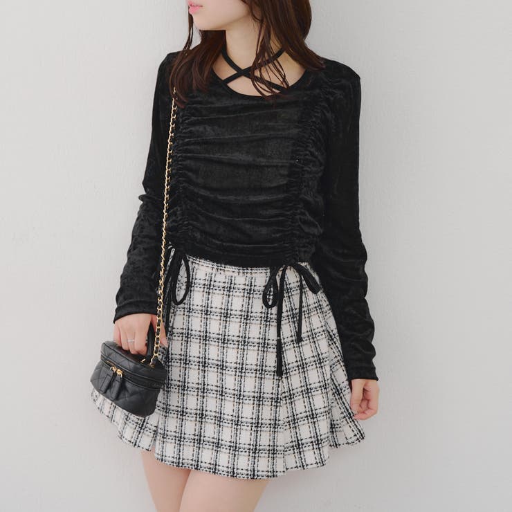 チョーカー付ドロストプルオーバー | NICE CLAUP / OLIVE des OLIVE　OUTLET | 詳細画像10 