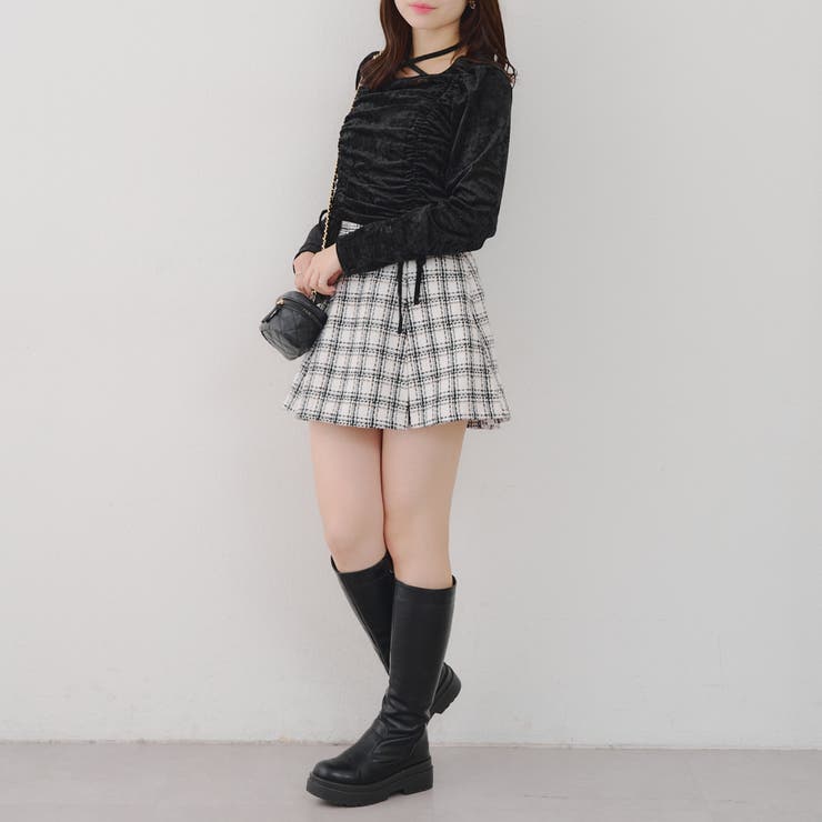 チョーカー付ドロストプルオーバー | NICE CLAUP / OLIVE des OLIVE　OUTLET | 詳細画像15 