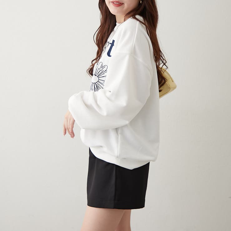 フラワー刺繍スウェット | NICE CLAUP / OLIVE des OLIVE　OUTLET | 詳細画像14 