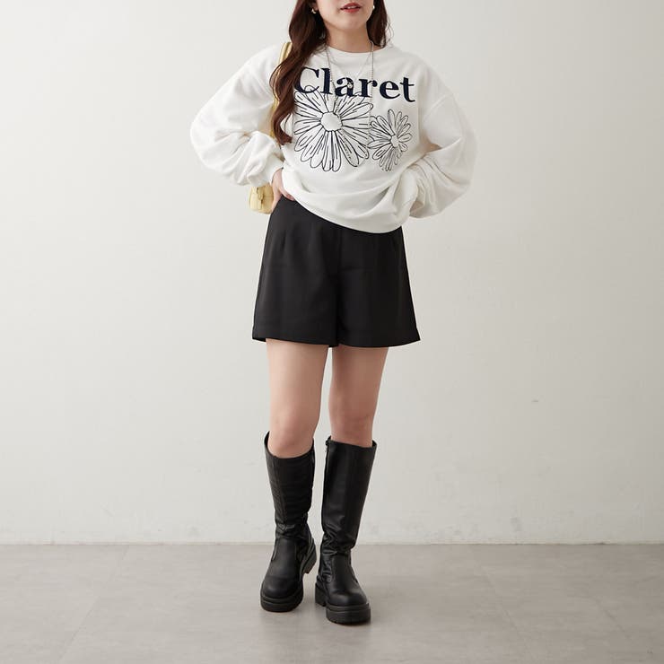 フラワー刺繍スウェット | NICE CLAUP / OLIVE des OLIVE　OUTLET | 詳細画像17 