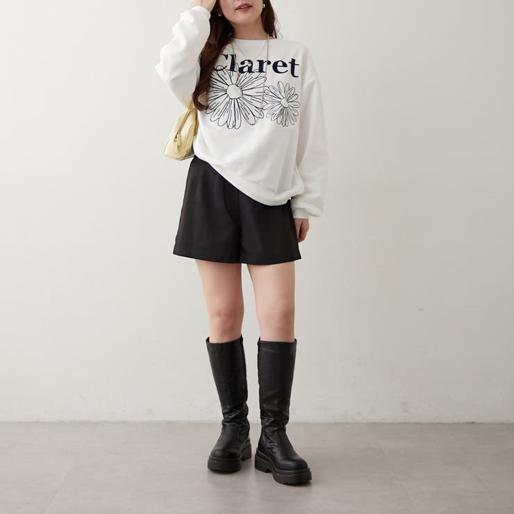 フラワー刺繍スウェット | NICE CLAUP / OLIVE des OLIVE　OUTLET | 詳細画像19 