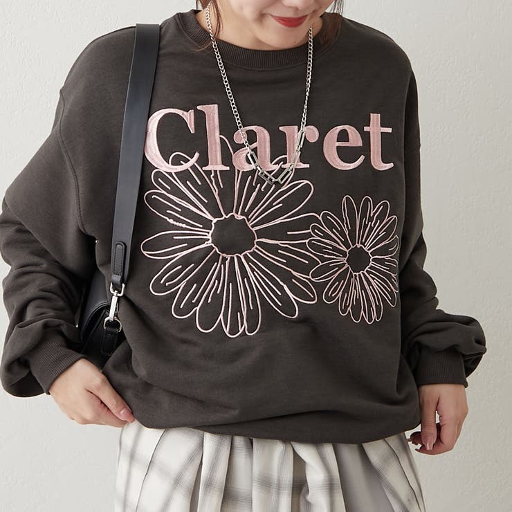フラワー刺繍スウェット | NICE CLAUP / OLIVE des OLIVE　OUTLET | 詳細画像21 