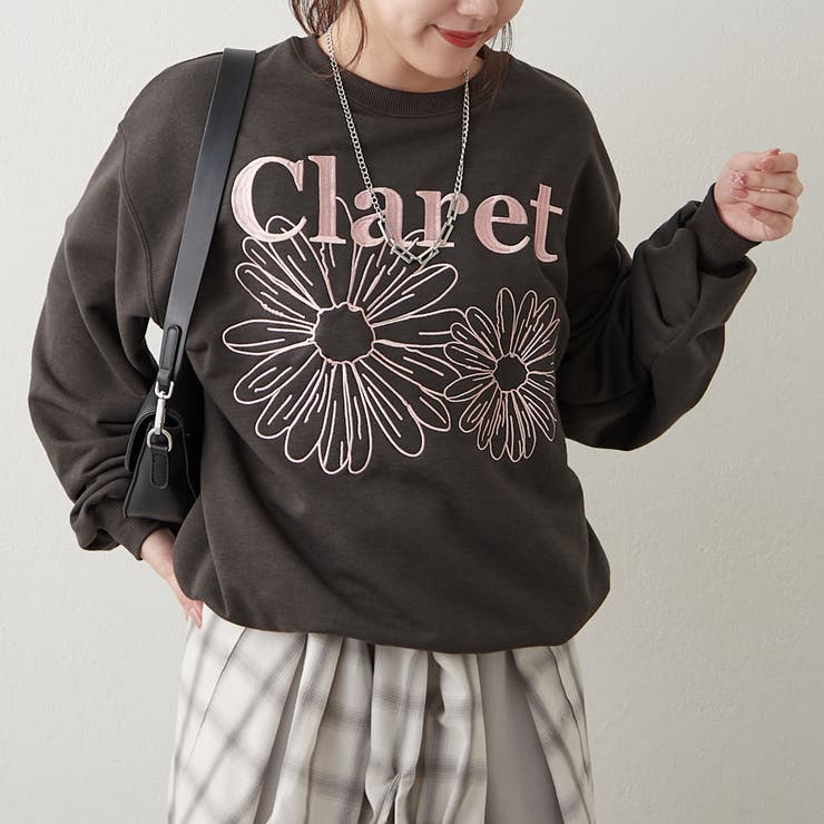 フラワー刺繍スウェット | NICE CLAUP / OLIVE des OLIVE　OUTLET | 詳細画像25 