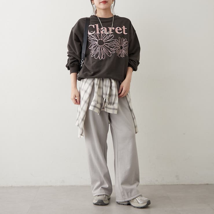 フラワー刺繍スウェット | NICE CLAUP / OLIVE des OLIVE　OUTLET | 詳細画像26 