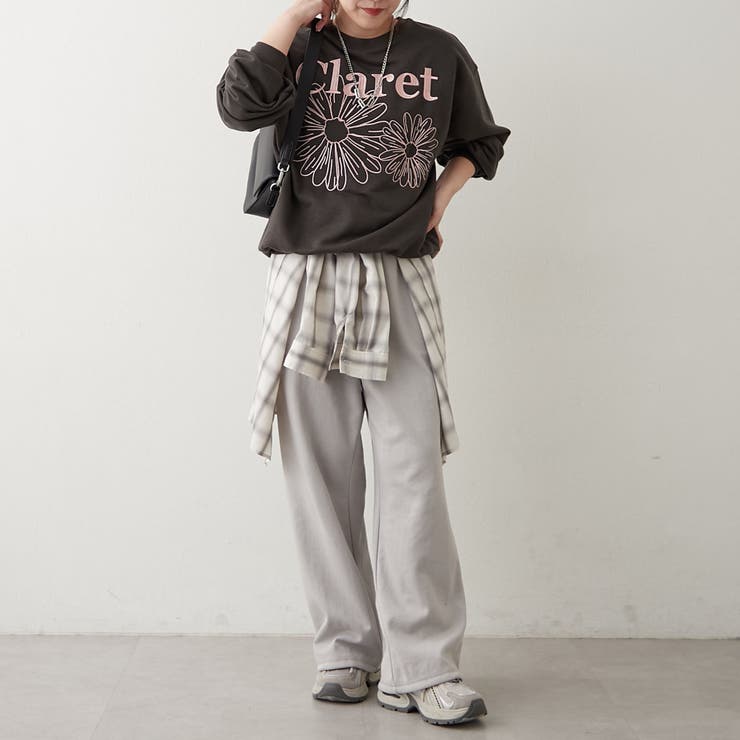 フラワー刺繍スウェット | NICE CLAUP / OLIVE des OLIVE　OUTLET | 詳細画像28 