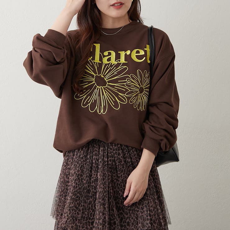 フラワー刺繍スウェット | NICE CLAUP / OLIVE des OLIVE　OUTLET | 詳細画像32 