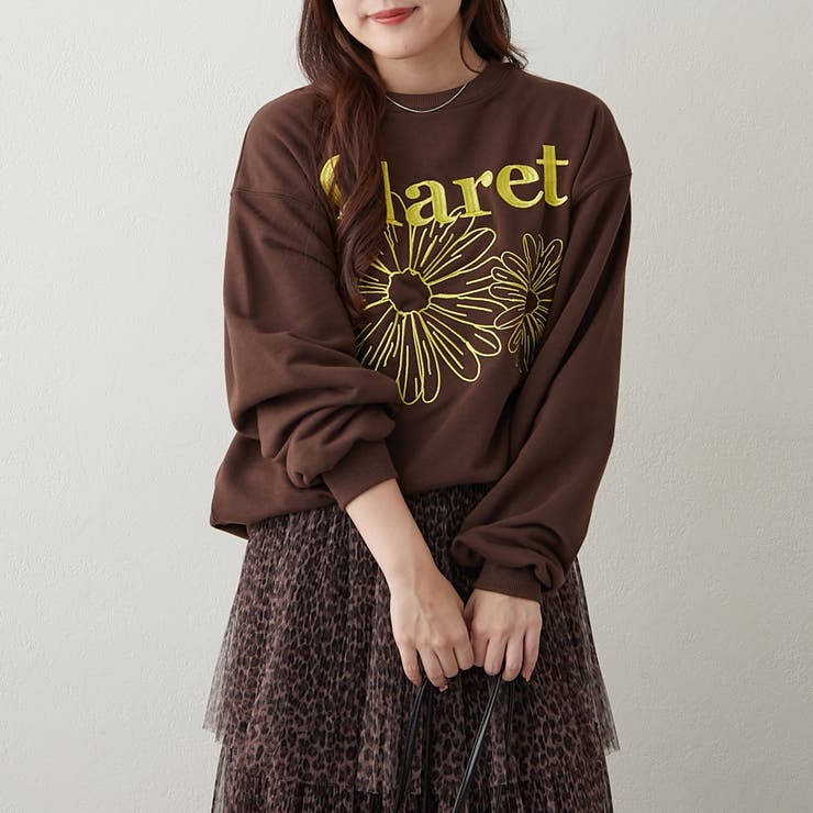 フラワー刺繍スウェット | NICE CLAUP / OLIVE des OLIVE　OUTLET | 詳細画像33 