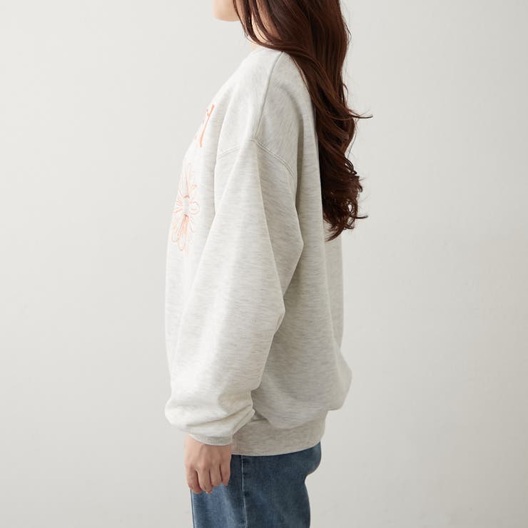 フラワー刺繍スウェット | NICE CLAUP / OLIVE des OLIVE　OUTLET | 詳細画像42 