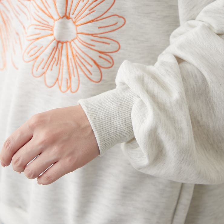 フラワー刺繍スウェット | NICE CLAUP / OLIVE des OLIVE　OUTLET | 詳細画像46 