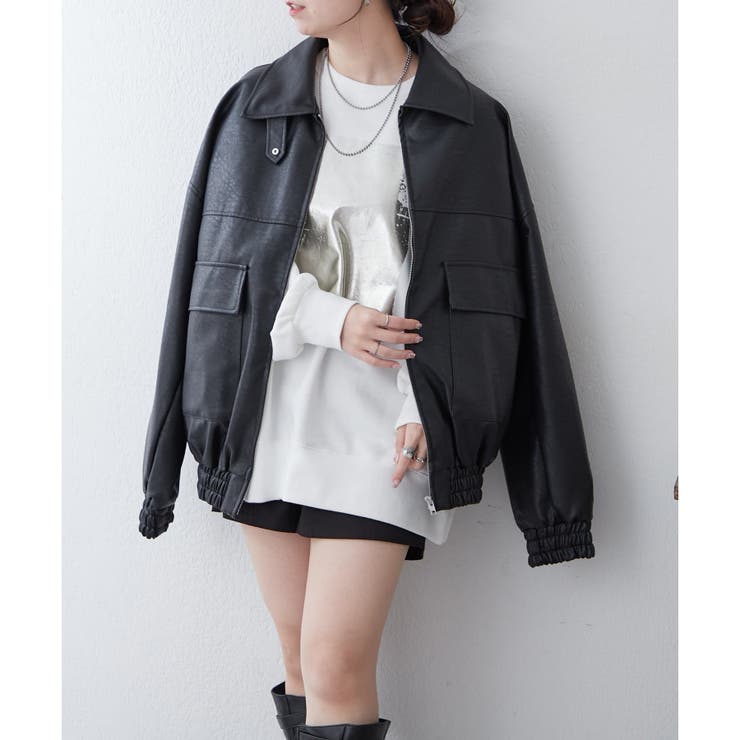 【NUNIFE】箔プリント裏起毛スウェット | RMAF　NICE CLAUP / OLIVE des OLIVE | 詳細画像10 