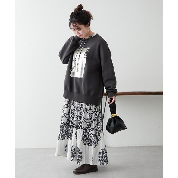 【NUNIFE】箔プリント裏起毛スウェット | RMAF　NICE CLAUP / OLIVE des OLIVE | 詳細画像25 