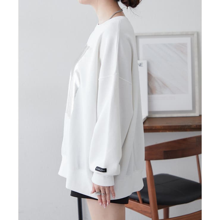 【NUNIFE】箔プリント裏起毛スウェット | RMAF　NICE CLAUP / OLIVE des OLIVE | 詳細画像34 