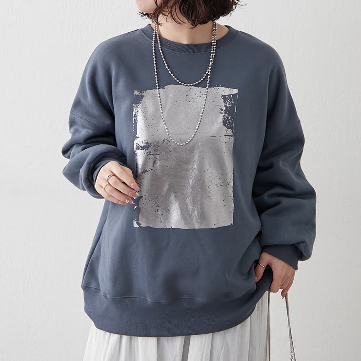 【NUNIFE】箔プリント裏起毛スウェット | RMAF　NICE CLAUP / OLIVE des OLIVE | 詳細画像76 