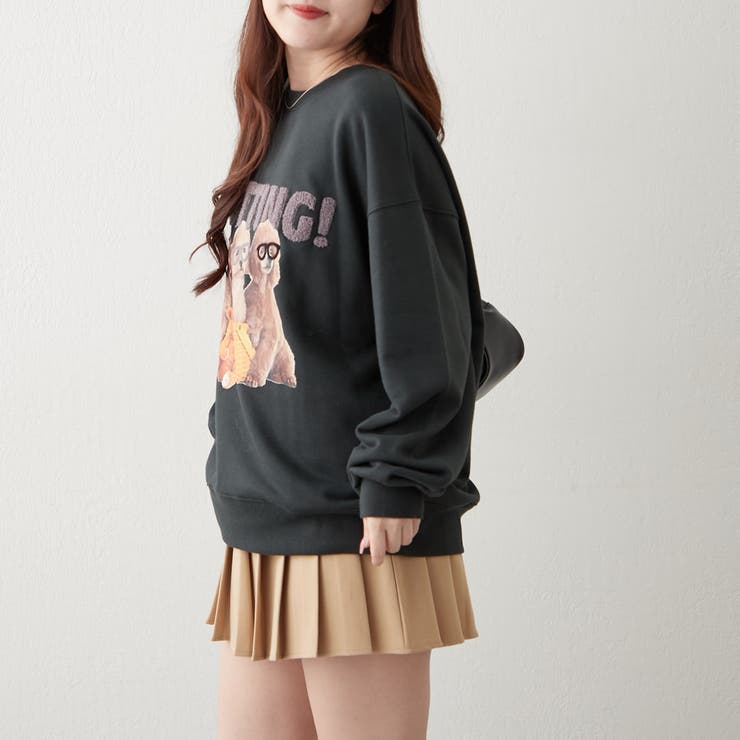 3匹の子犬めがねスウェット | NICE CLAUP / OLIVE des OLIVE　OUTLET | 詳細画像13 