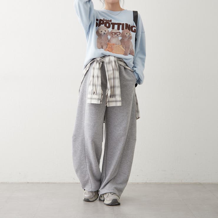 3匹の子犬めがねスウェット | NICE CLAUP / OLIVE des OLIVE　OUTLET | 詳細画像34 