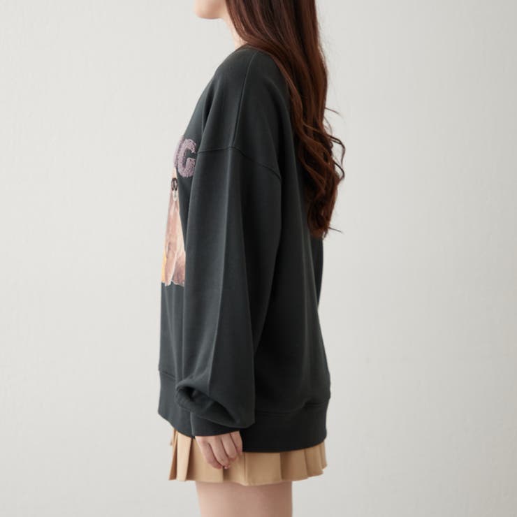 3匹の子犬めがねスウェット | NICE CLAUP / OLIVE des OLIVE　OUTLET | 詳細画像36 