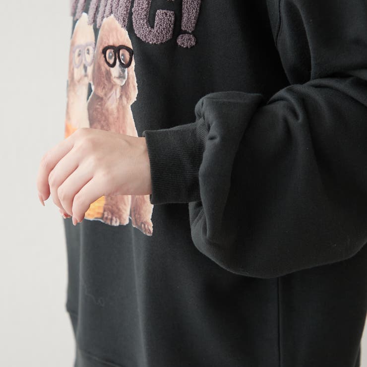 3匹の子犬めがねスウェット | NICE CLAUP / OLIVE des OLIVE　OUTLET | 詳細画像40 