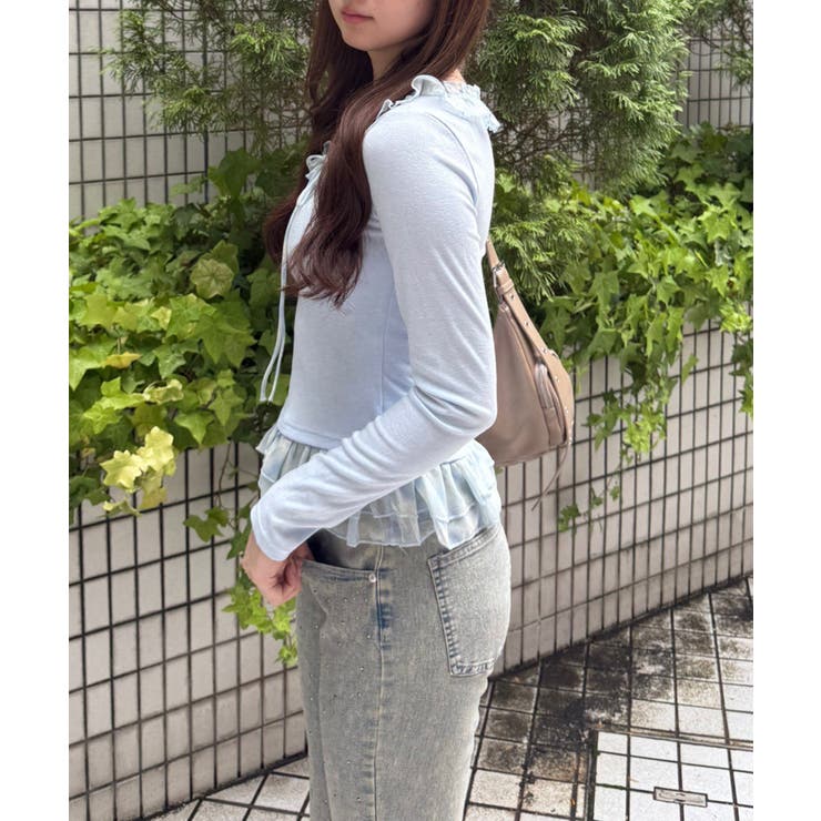 チェックフリルT | NICE CLAUP / OLIVE des OLIVE　OUTLET | 詳細画像27 