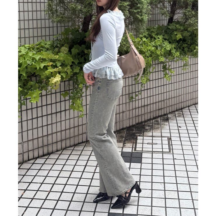チェックフリルT | NICE CLAUP / OLIVE des OLIVE　OUTLET | 詳細画像30 