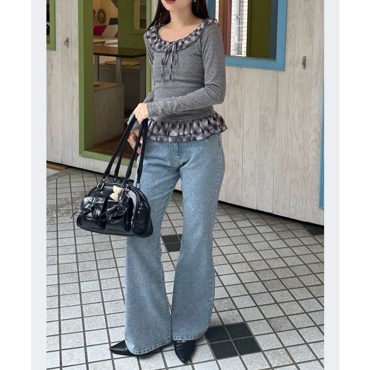 チェックフリルT | NICE CLAUP / OLIVE des OLIVE　OUTLET | 詳細画像43 
