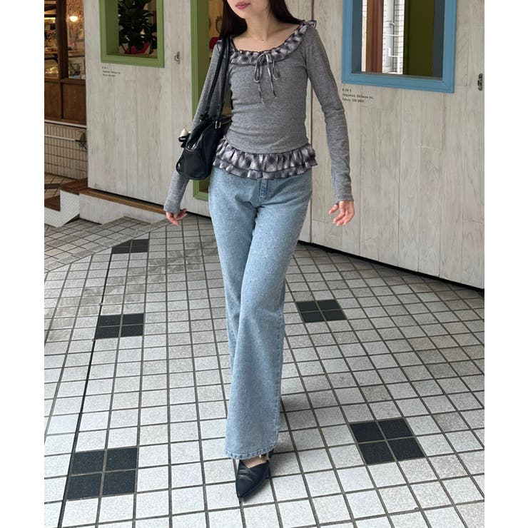 チェックフリルT | NICE CLAUP / OLIVE des OLIVE　OUTLET | 詳細画像45 