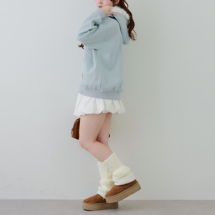 【5色展開】裏起毛 ラメキラキラファーパーカー | RMAF　NICE CLAUP / OLIVE des OLIVE | 詳細画像68 