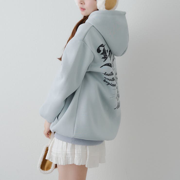 天使の裏起毛パーカー | NICE CLAUP / OLIVE des OLIVE　OUTLET | 詳細画像10 